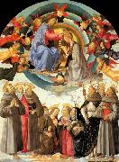 GHIRLANDAIO, Domenico Coronation of the Virgin oil on canvas